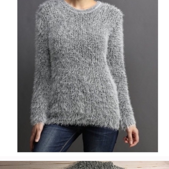 JUST IN Fuzzy grey - Sweater - Picture 2 of 7